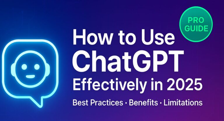 How to Use ChatGPT Effectively